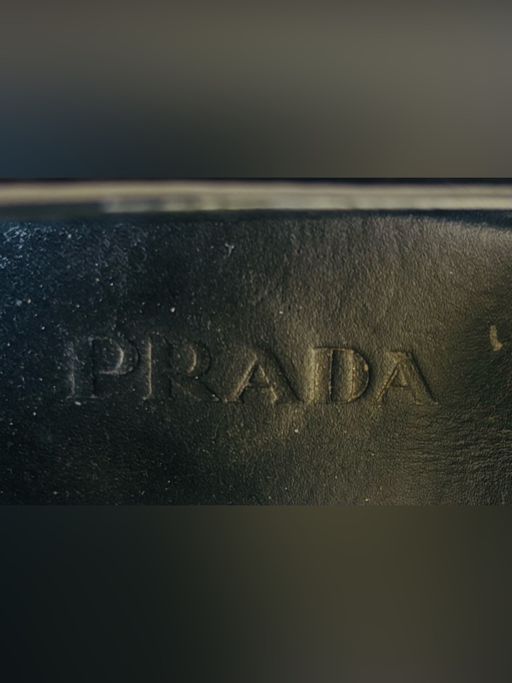 Prada Patent Leather Chain Loafer in Black w/Duster Bags Size: EU 38 OR US 7.5 - Picture 9 of 9